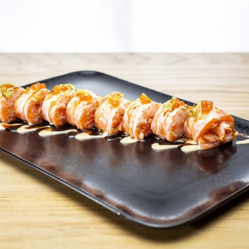 Dragon compo saumon tataki teriyaki