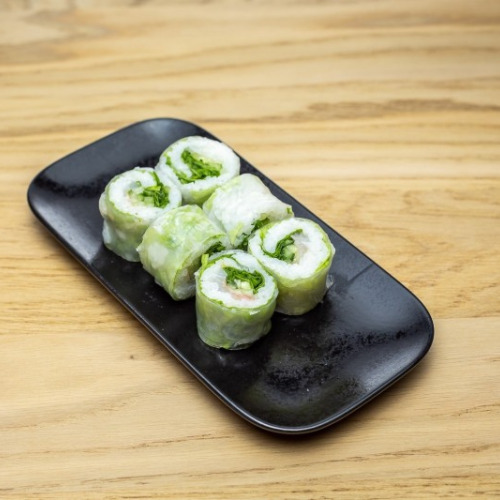 Spring daurade concombre roquette piment yuzu