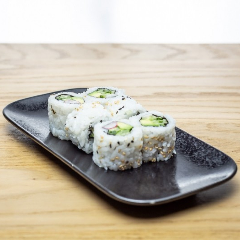 Cali avocat concombre radis oignons frits