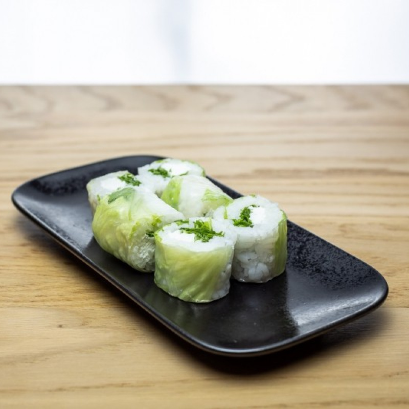 Spring chèvre frais miel roquette menthe