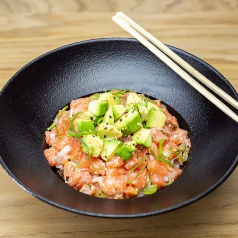 Tartare mariné saumon