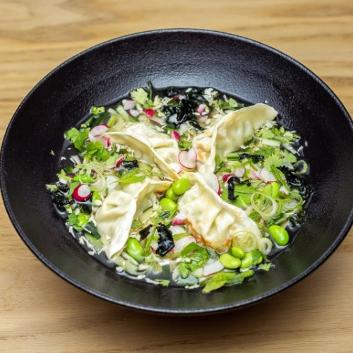 Soupe Gyozas Légumes Poulet